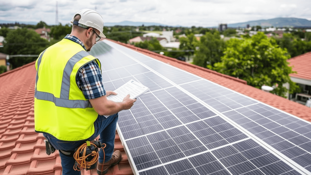 Flowchart illustrating the application process for solar and NEM