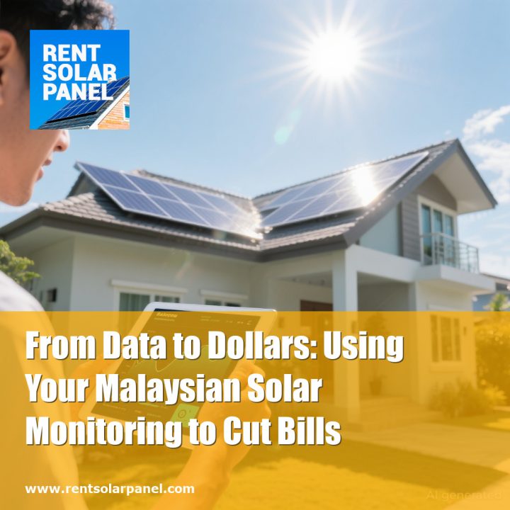 From Data to Dollars: Using Your Malaysian Solar Monitoring to Cut Bills