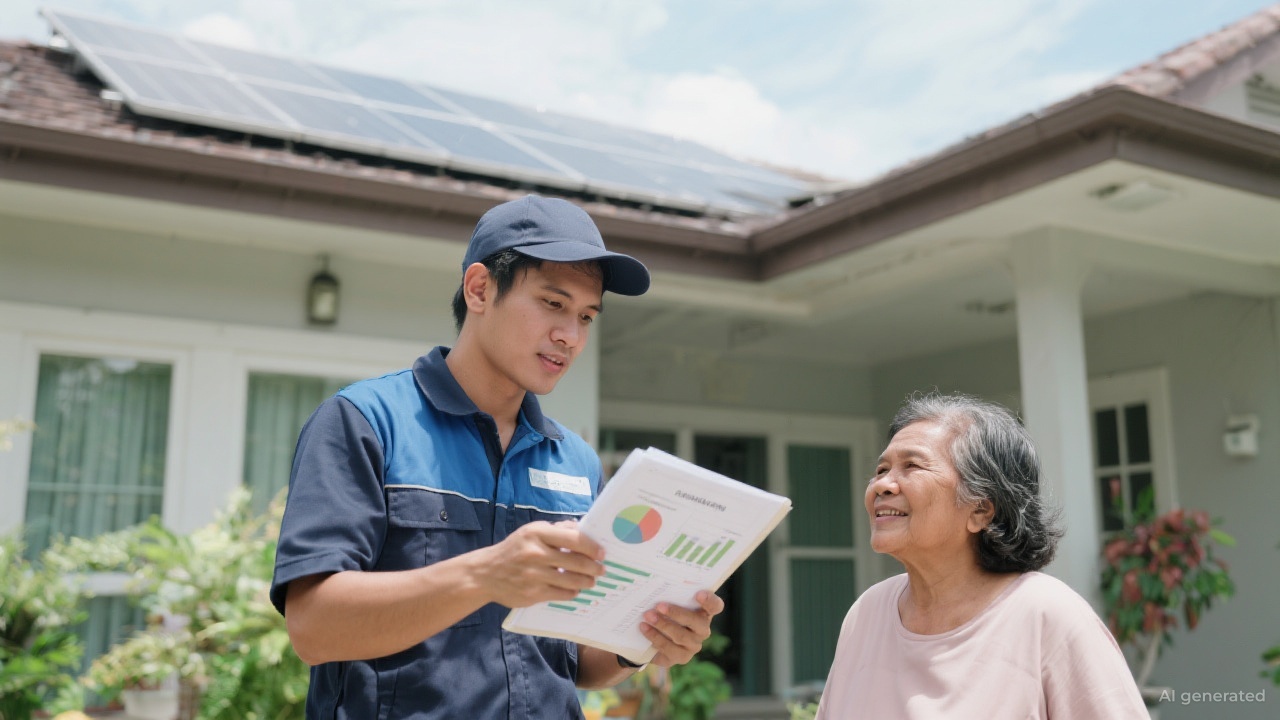 SEDA Malaysia logo with a background of a solar farm.